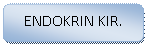 Avrundet rektangel: ENDOKRIN KIR.